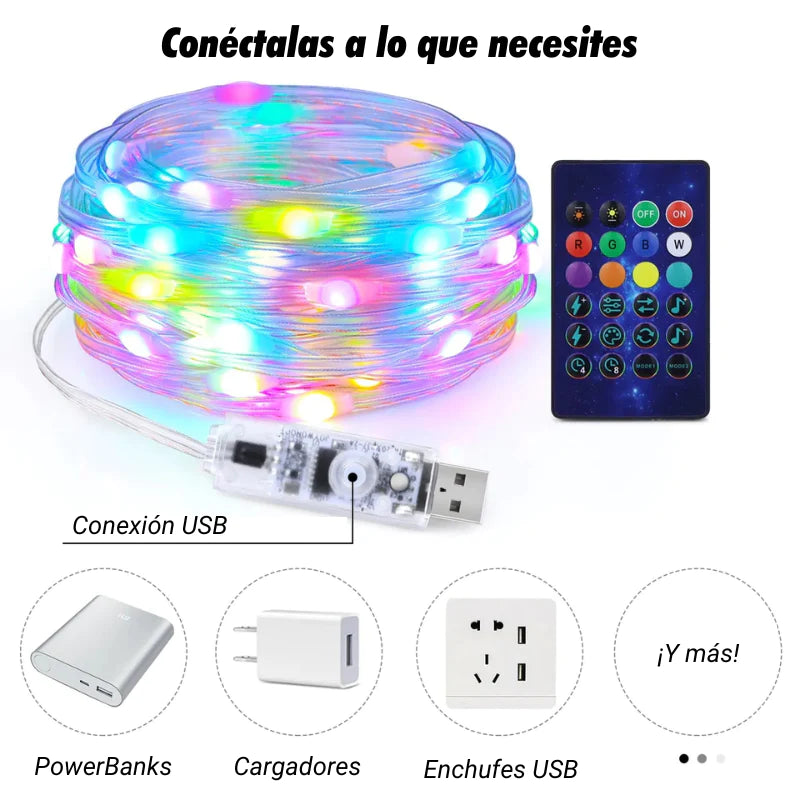 LUCES LED INTELIGENTES CON CONTROL Y APP