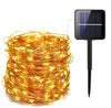 LUCES LED DECORATIVA CON PANEL SOLAR 25 M - DORADO