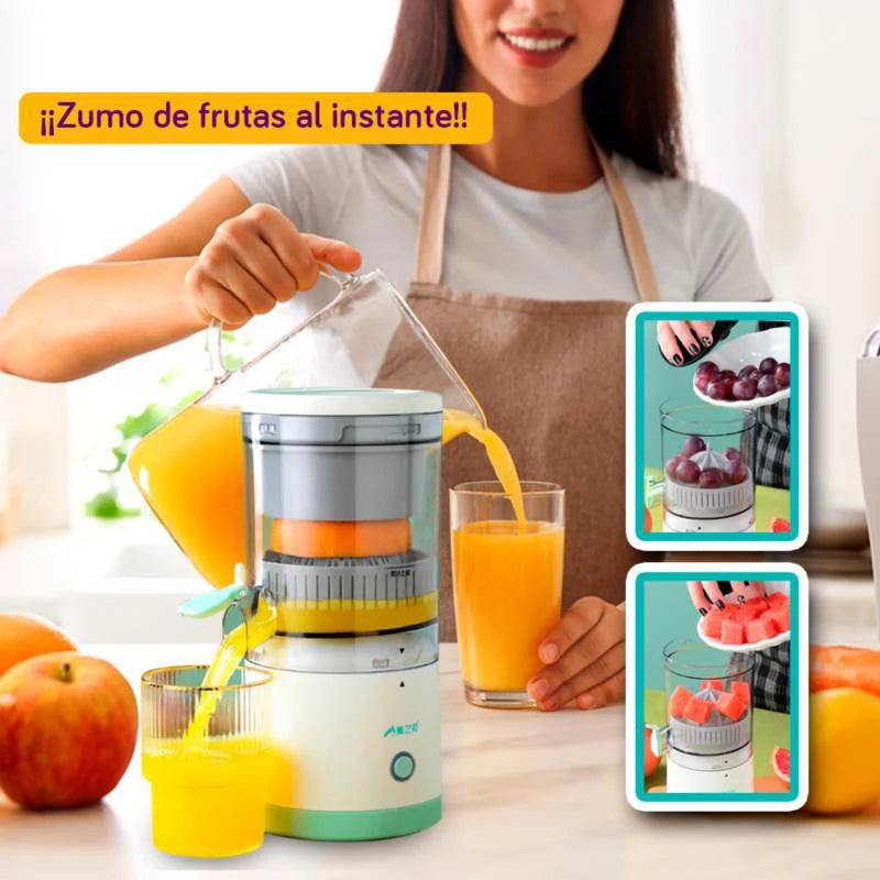 EXPRIMIDOR DE NARANJA AUTOMATICO ELECTRICO JUGO PORTATIL